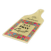 Planche À Découper Blocs de courtepointe Bordure Art Manger courtoisi (Coin)