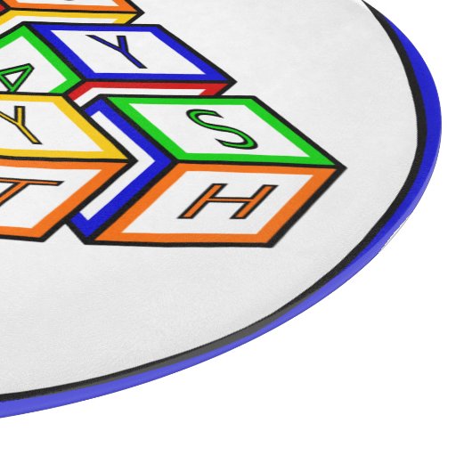 Planche À Découper Blocs de jouets rouge bleu jaune vert (Coin)