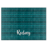 Planche À Découper Blocs en plastique de nom personnalisé (Devant)