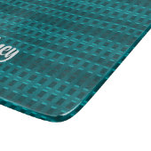 Planche À Découper Blocs en plastique de nom personnalisé (Coin)