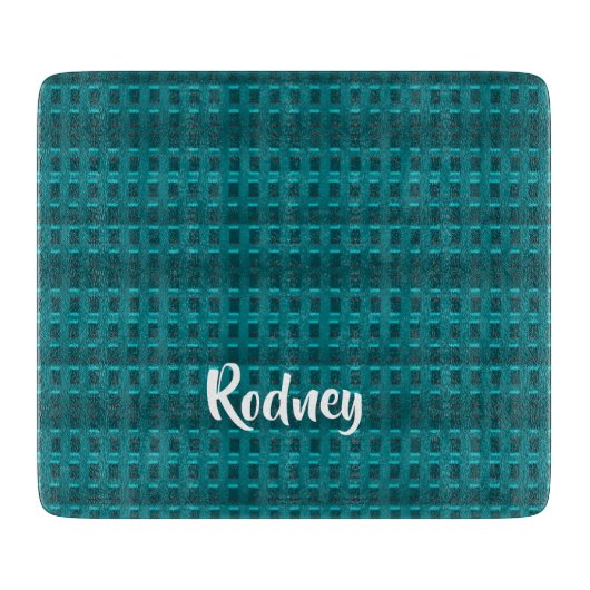 Planche À Découper Blocs en plastique de nom personnalisé (Devant)