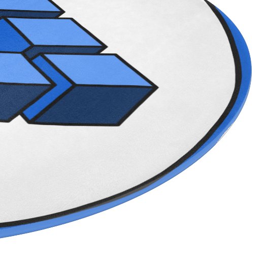 Planche À Découper Blocs Funny Bleu noir Impossible Triangle (Coin)