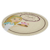 Planche À Découper Blonde Baker Cupcake D12 Round Cutting Board 1 (Coin)