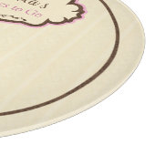 Planche À Découper Blonde Baker Cupcake D12 Round Cutting Board 1 (Coin)