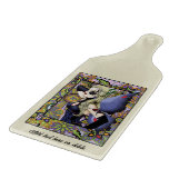 Planche À Découper Blonde Fairy Floral Purple (Coin)