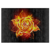 Planche À Découper Blooming Fire Rose (Devant)