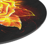 Planche À Découper Blooming Fire Rose (Coin)