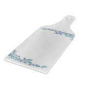 Planche À Découper Blossoms bleus (Coin)