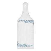 Planche À Découper Blossoms bleus (Devant)