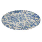 Planche À Découper Blue and Cream Floral Toile de Jouy (Coin)