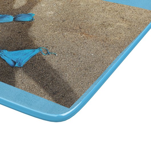 Planche À Découper Blue Bikini Beach Sand Thunder_Cove (Coin)