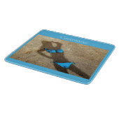 Planche À Découper Blue Bikini Beach Sand Thunder_Cove (Coin)