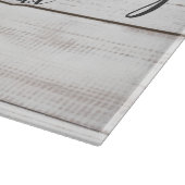 Planche À Découper Blue Citrouille Farmhouse Fall Nom de famille Anné (Coin)