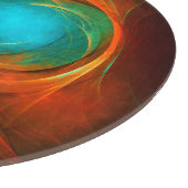 Planche À Découper Blue Eye Moderne Abstrait Art Cool Motif #16 (Coin)