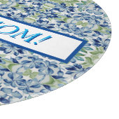 Planche À Découper Blue Greem BOHO Floral pattern (Coin)