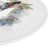 Planche À Découper Blue Heeler Christmas Wreath Festive Pup (Coin)