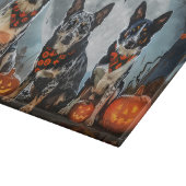 Planche À Découper Blue Heeler Halloween Épouvantable (Coin)