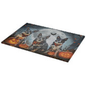 Planche À Découper Blue Heeler Halloween Épouvantable (Coin)