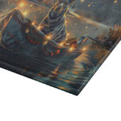 Planche À Découper Blue Heeler Noël Festive Voyage (Coin)