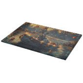 Planche À Découper Blue Heeler Noël Festive Voyage (Coin)