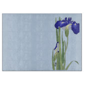 Planche À Découper Blue Irises par Ohara Koson (Devant)