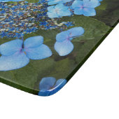 Planche À Découper Blue Lacecap Hydrangea Floral (Coin)