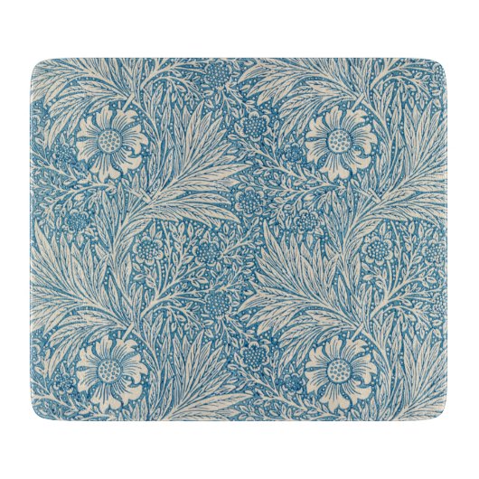 Planche À Découper Blue Marigolds (par William Morris) (Devant)
