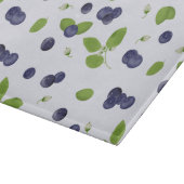 Planche À Découper Blueberries Watercolor Blueberry Blossoms Foliage (Coin)