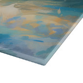 Planche À Découper Bluetick Coonhound Beach Plage Plage de surf Peint (Coin)