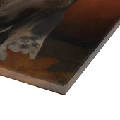 Planche À Découper Bluetick Coonhound Chiot Automne Citrouille de pla (Coin)