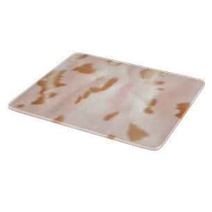 Planche À Découper Blush Rose Tan Southwest Faux Cowhal