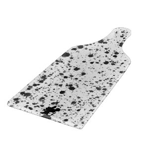 Planche À Découper Board de verre - Black and White Splatters