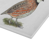 Planche À Découper Bobwhite Quail (Coin)