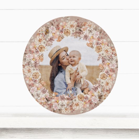 Planche À Découper Boho Bee Aquarelle Florale Photo personnalisée Mam