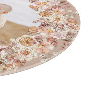 Planche À Découper Boho Bee Aquarelle Florale Photo personnalisée Mam (Coin)