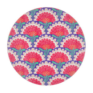 Planche À Découper Boho Chic Floral Vintage Imprimer.