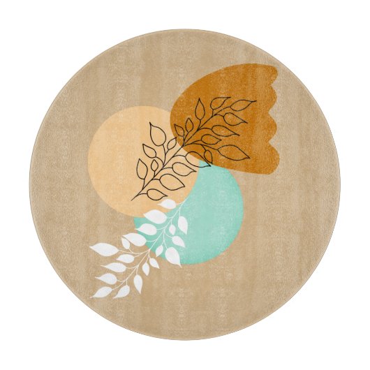 PLANCHE À DÉCOUPER BOHO MINIMALIST FEUILLES (Devant)