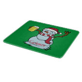Planche À Découper Boire de la bière Snowman Drunk Thunder_Cove (Coin)
