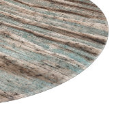 Planche À Découper Bois bleu vintage (Coin)