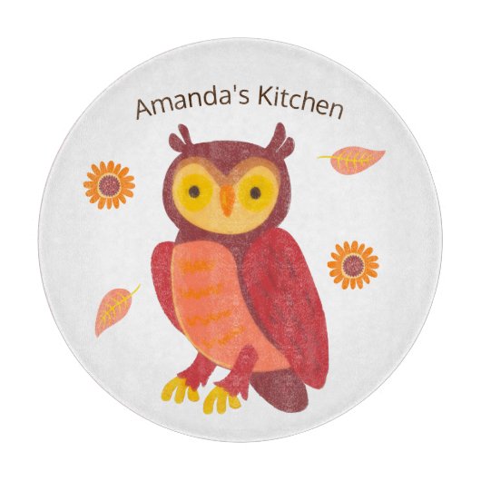 Planche À Découper Bois d'automne (Devant)