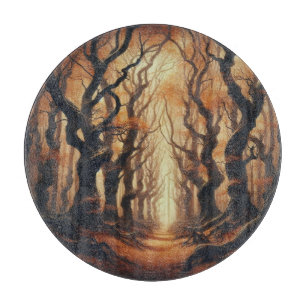 Planche À Découper Bois d'automne gothique