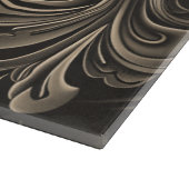 Planche À Découper Bois faux ciselé occidental (Coin)