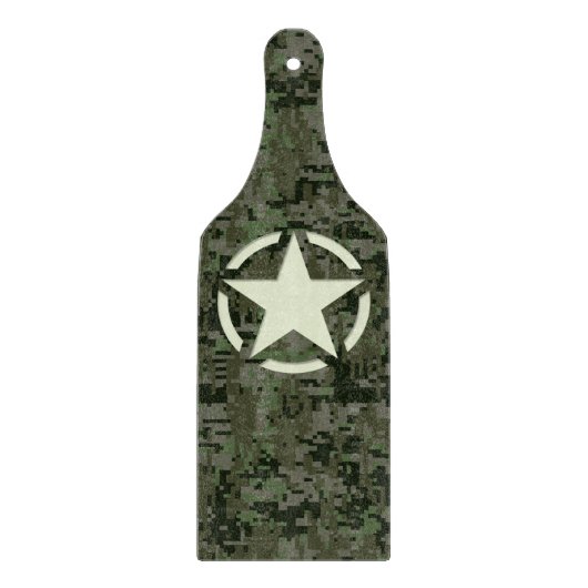 Planche À Découper Bois numérique Star Stencil (Devant)