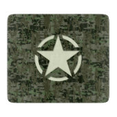 Planche À Découper Bois numérique Star Stencil (Devant)