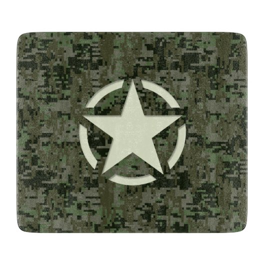 Planche À Découper Bois numérique Star Stencil (Devant)