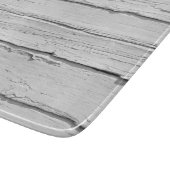 Planche À Découper Bois Patiné blanc (Coin)