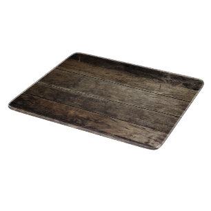 Planche À Découper Bois rustique faux
