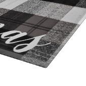 Planche À Découper Boîtier de coupe de verre de Noël Camion Red XMAS (Coin)