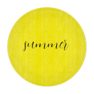 Planche À Découper Bol jaune ensoleillé été