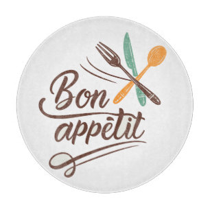 Planche À Découper Bon Appétit Décor Cutlery Illustration